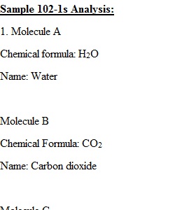 Chemical analysis